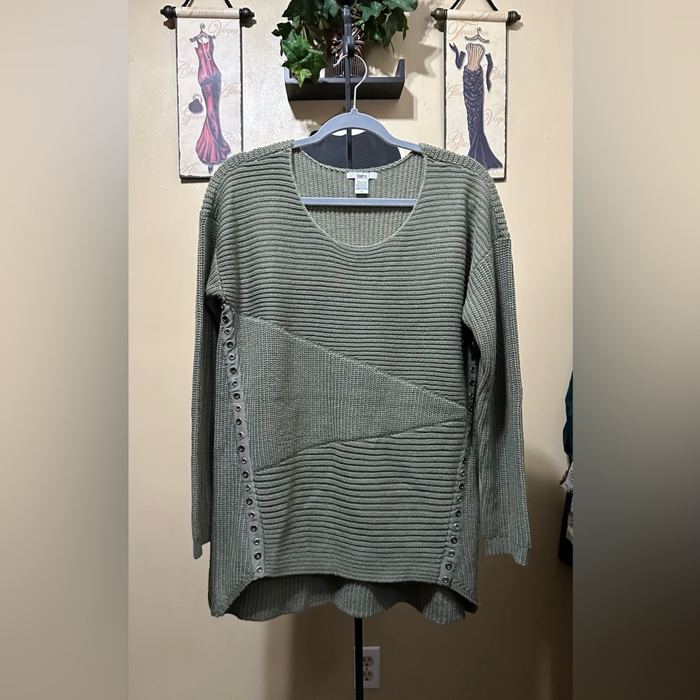 Bar III Sage Green Sweater